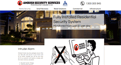 Desktop Screenshot of ambushsecurity.com.au